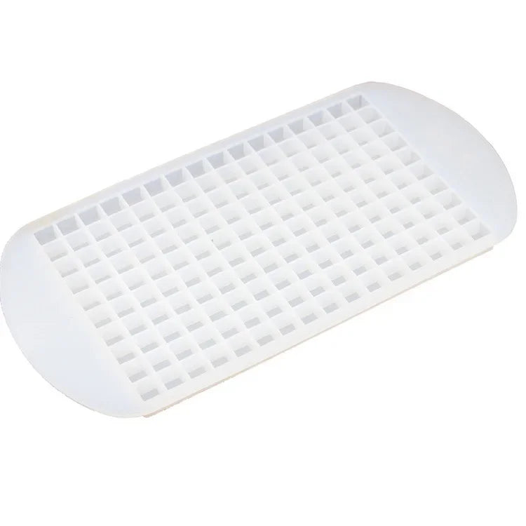 160 Grid Mini Silicone Ice Tray Ice Cubes Foldable Ice Mold Ice Breaker Ice Grid Tray Small Square Mold Ice Maker Silicone Mold